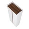 Manhattan Comfort Ratzer Storage Cabinet in White and Brown SC-317AMC193 - alternate 3